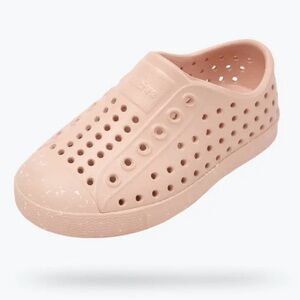 Natives—Kids Jefferson Bloom Pink Speckles Shoes